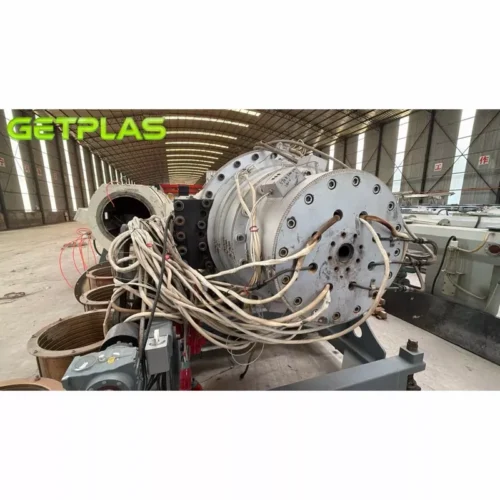 Hangzhou Shuanglin5 Used Hangzhou Shuanglin Φ315–Φ630 PE Solid Wall Pipe Line For Sale