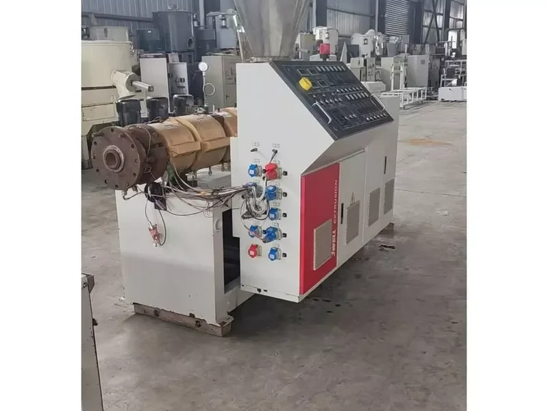 Used JWELL 65/132 PE WPC Extrusion Line SJZ65/132-YF240