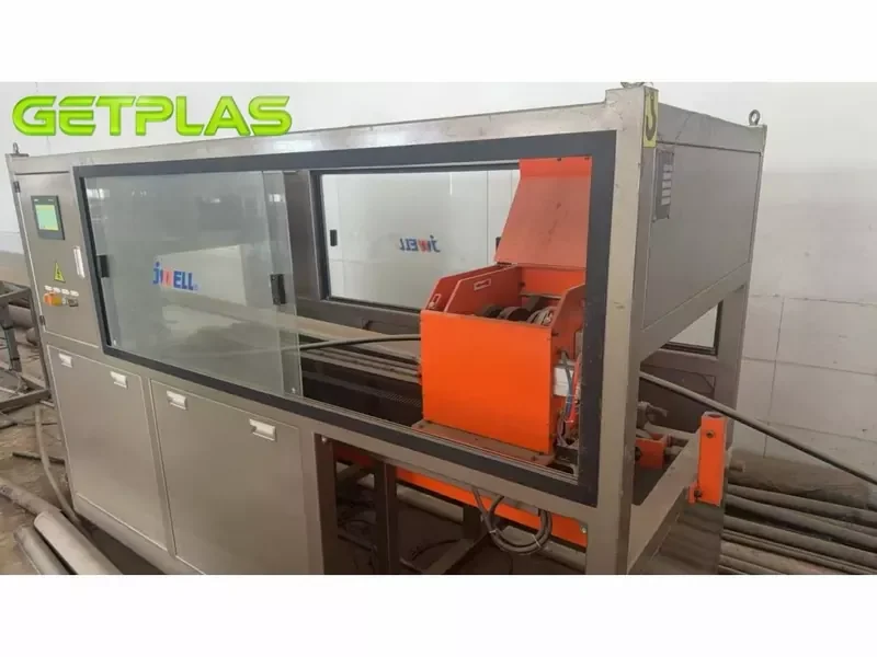 JWELL JWGPE110 7 Used 2023 JWELL JWGPE110 HDPE 3-Layer Co-Extrusion High-Speed Pipe Line For Sale
