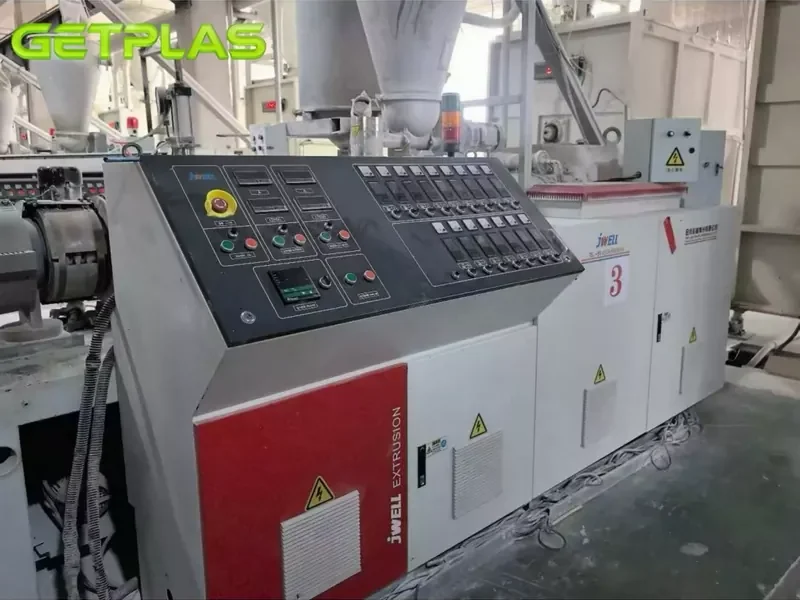 Used 2024 JWELL Vertical 3-Roll PVC Marble Sheet Production Line