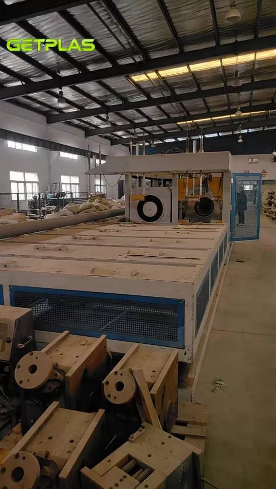 Jinhu 315-630 6 Used Jinhu 315-630 PVC Water Supply Pipe Production Line For Sale