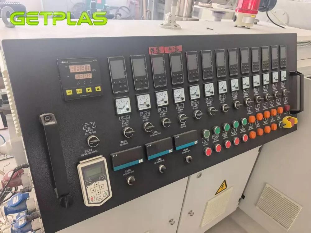 Jinhu PVC65 3 Used Jinhu PVC65 110mm Corrugated Pipe Production Line For Sale