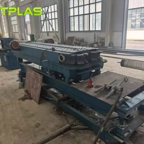 Jinhu PVC65 9 Used Jinhu PVC65 110mm Corrugated Pipe Production Line For Sale