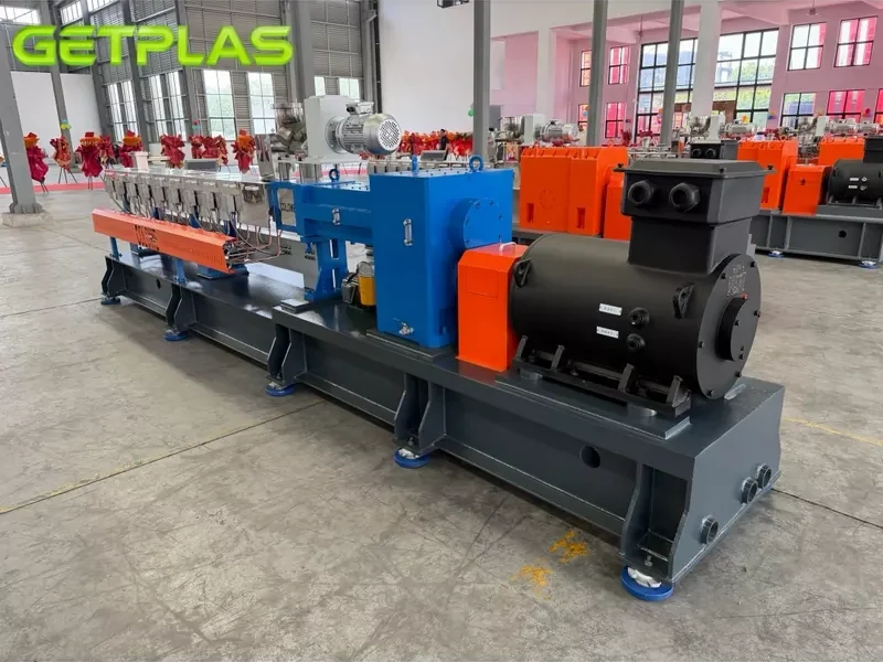 Parallel twin-screw pelletizer