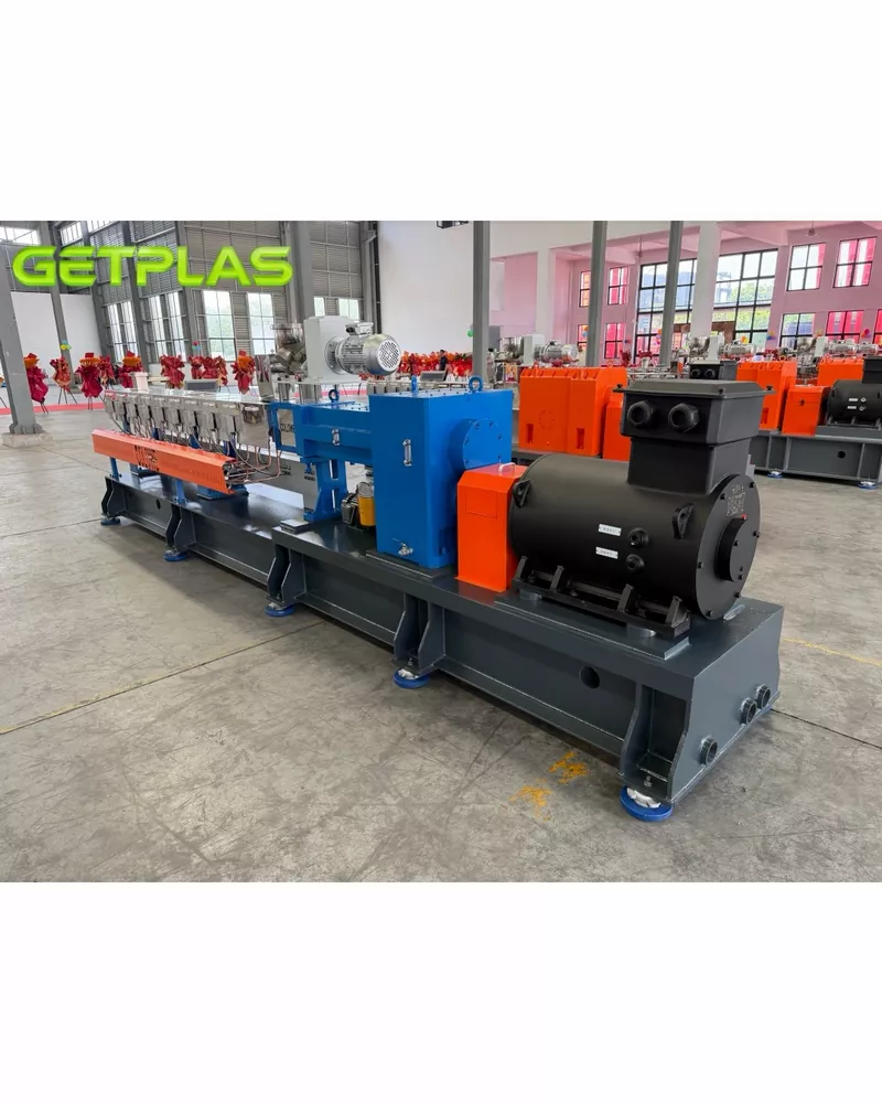Parallel twin-screw pelletizer