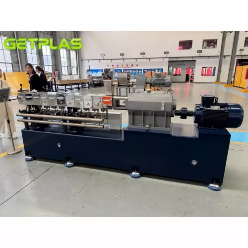 Parallel twin-screw pelletizer