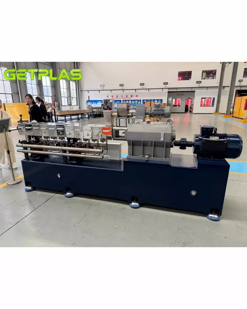 Parallel twin-screw pelletizer