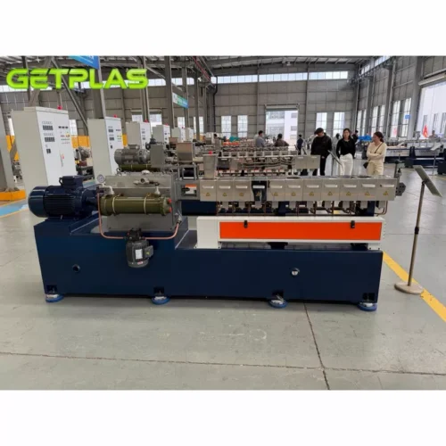 Parallel twin-screw pelletizer