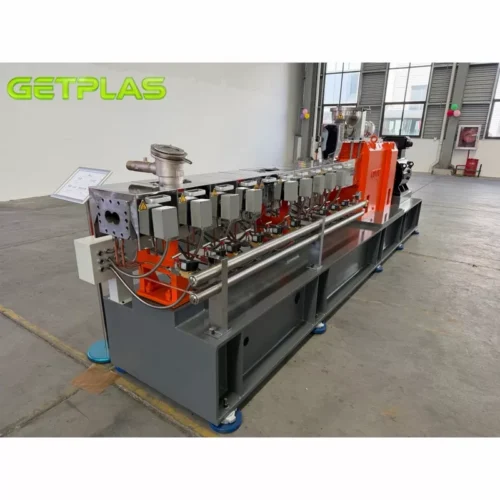 Parallel twin-screw pelletizer