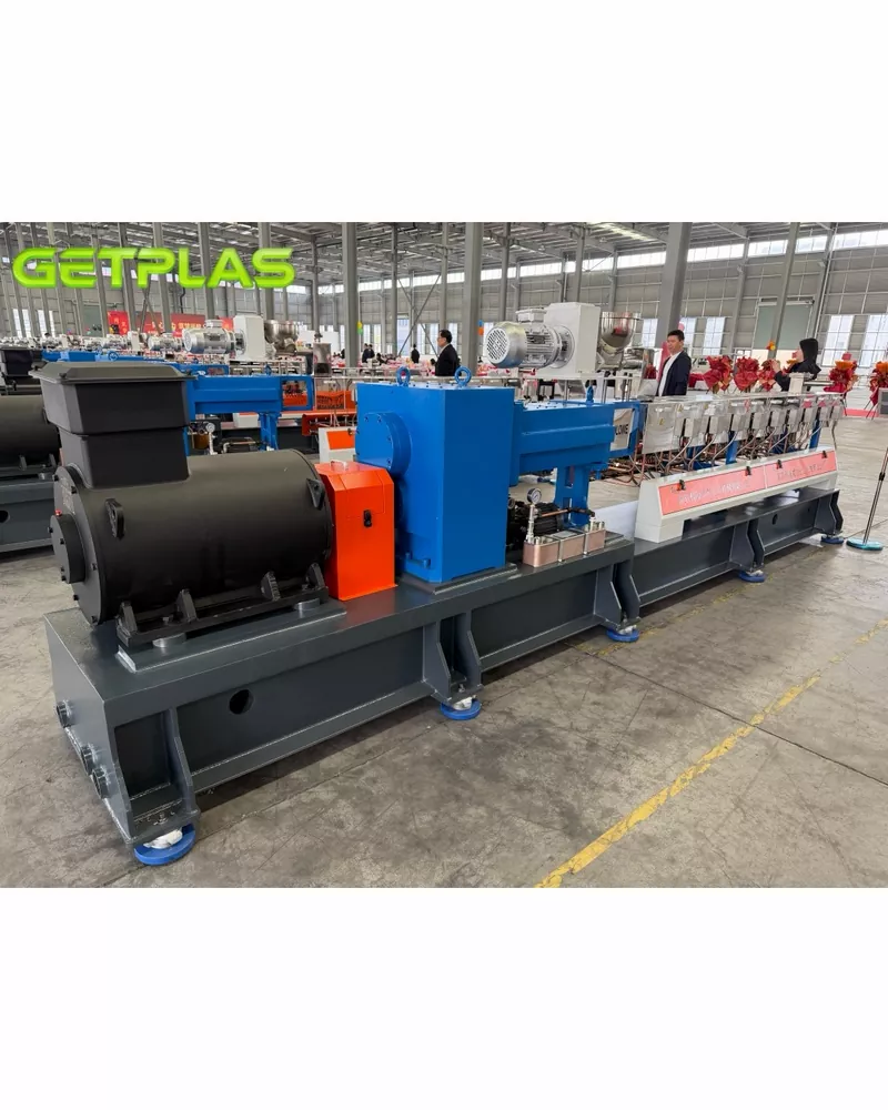 Parallel twin-screw pelletizer