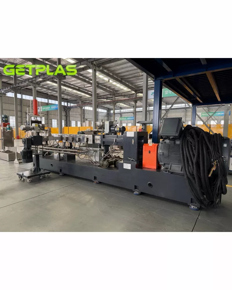 Parallel twin-screw pelletizer