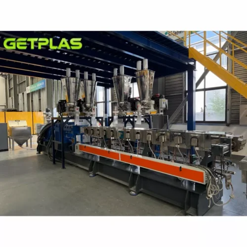 Parallel twin-screw pelletizer