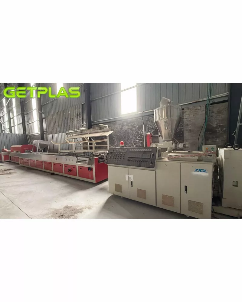 XGL10 Used XGL SJSZ65/132-YF300 PVC Profile Extrusion Line