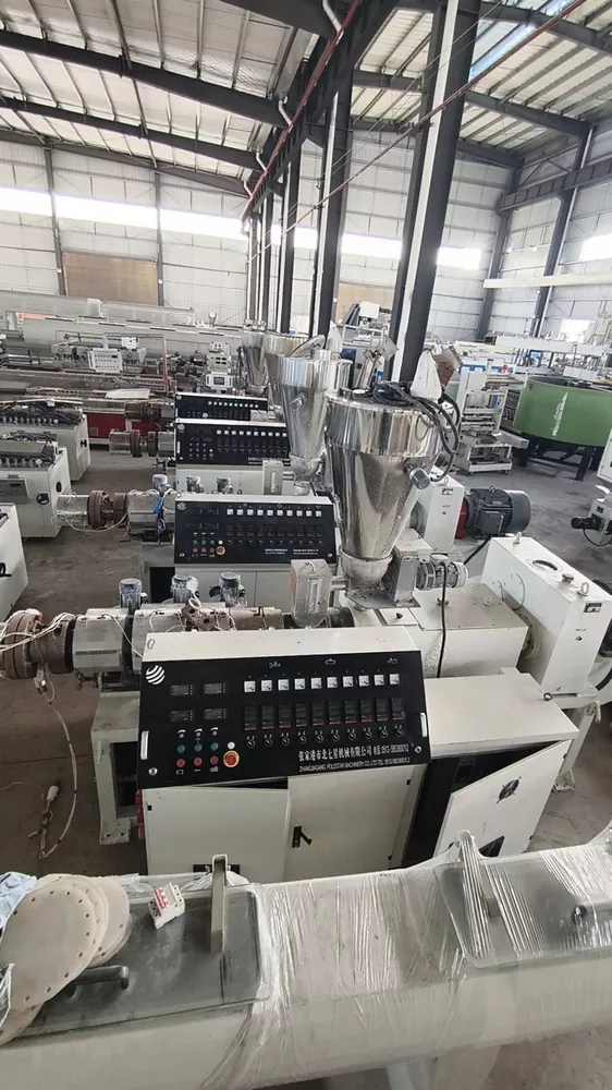 Used 2020 Zhangjiagang Beiqixing SJSZ65/132-YF240 PVC Profile Extrusion Line