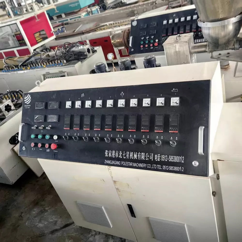 Used 2020 Zhangjiagang Beiqixing SJSZ65/132-YF240 PVC Profile Extrusion Line