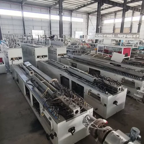 Used 2020 Zhangjiagang Beiqixing SJSZ65/132-YF240 PVC Profile Extrusion Line