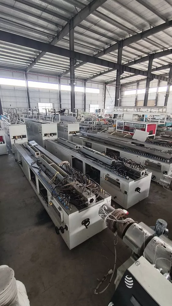 Used 2020 Zhangjiagang Beiqixing SJSZ65/132-YF240 PVC Profile Extrusion Line