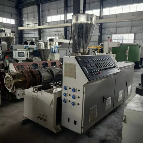 Used 2020 Zhangjiagang Beiqixing SJSZ65/132-YF240 PVC Profile Extrusion Line