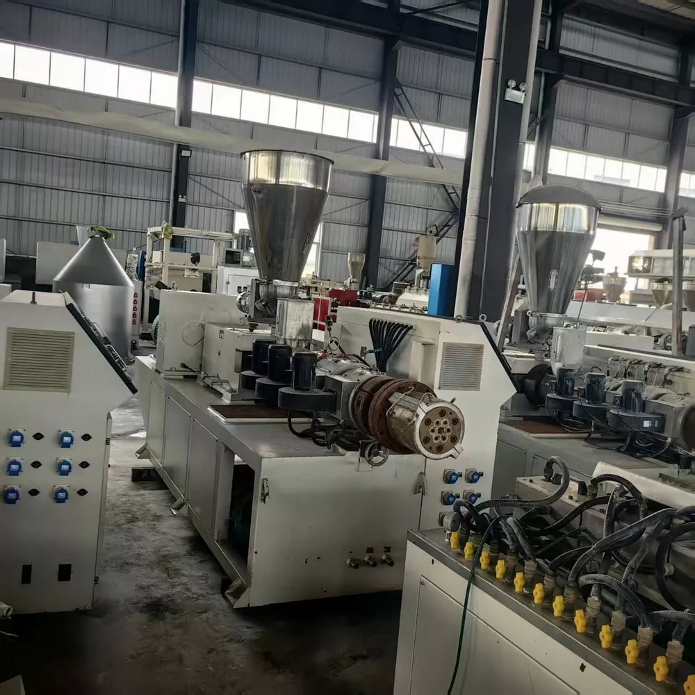 Used 2020 Zhangjiagang Beiqixing SJSZ65/132-YF240 PVC Profile Extrusion Line