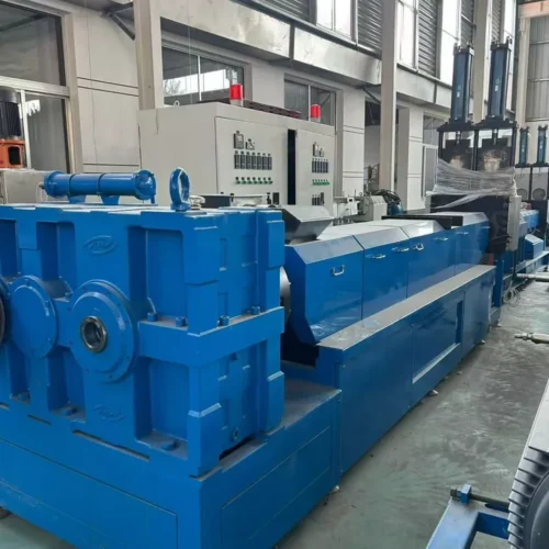 DK160-75 Single Screw + Twin Screw Pelletizing Line
