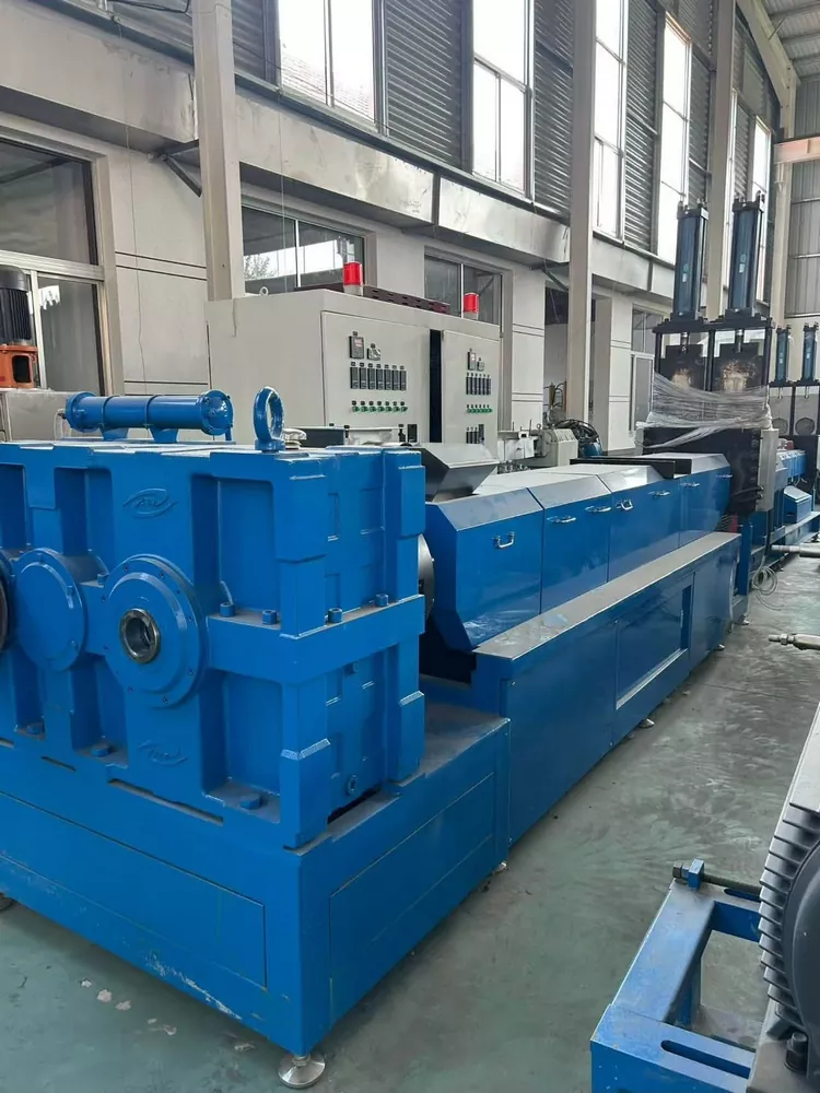 DK160-75 Single Screw + Twin Screw Pelletizing Line
