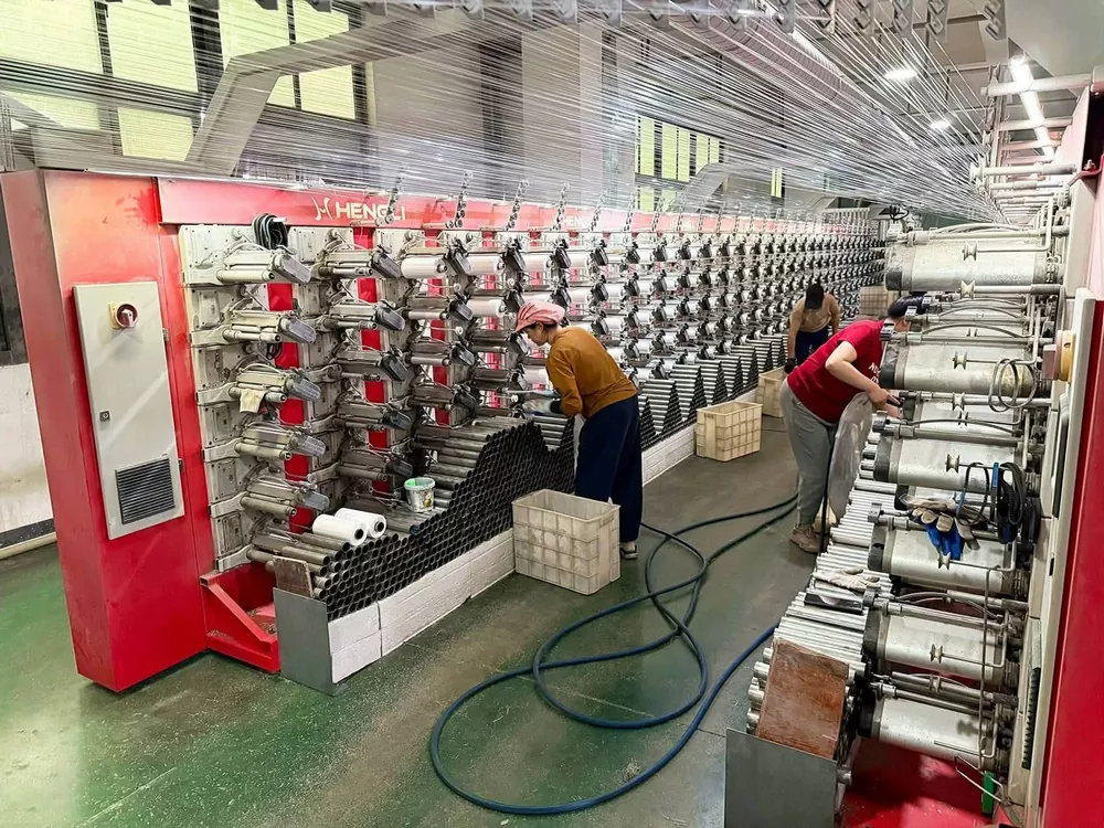 Used 2018 HENGLI 1800mm PP Flat Yarn Extrusion Line