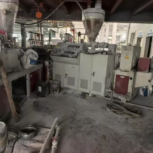 Used 2022 JWELL WPC‑PVC Carbon Crystal Board Co‑extrusion Line
