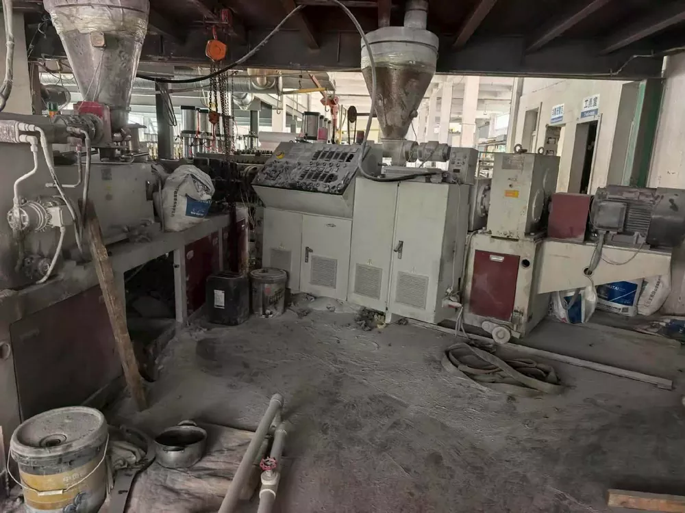Used 2022 JWELL WPC‑PVC Carbon Crystal Board Co‑extrusion Line