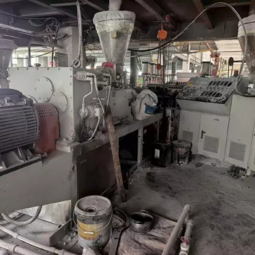 Used 2022 JWELL WPC‑PVC Carbon Crystal Board Co‑extrusion Line