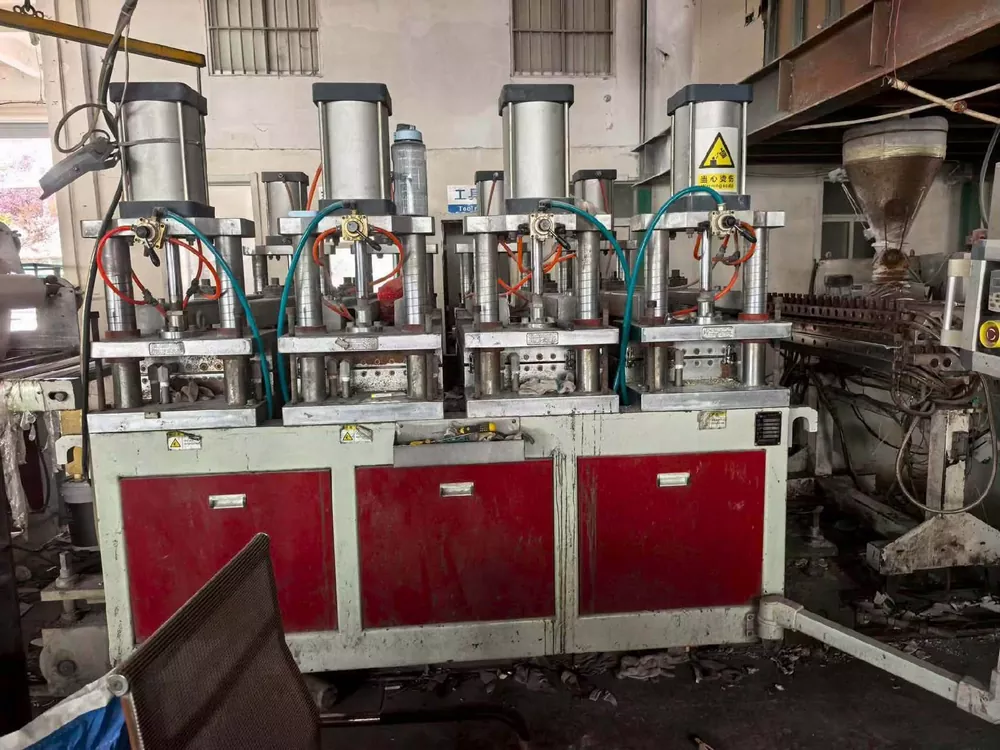 Used 2022 JWELL WPC‑PVC Carbon Crystal Board Co‑extrusion Line