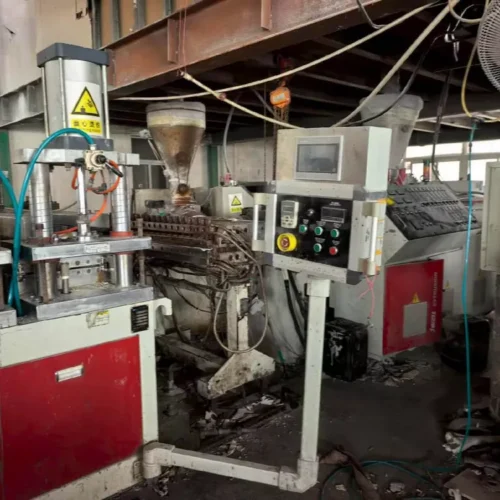 Used 2022 JWELL WPC‑PVC Carbon Crystal Board Co‑extrusion Line