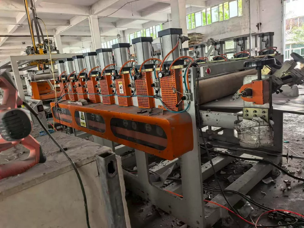Used 2022 JWELL WPC‑PVC Carbon Crystal Board Co‑extrusion Line