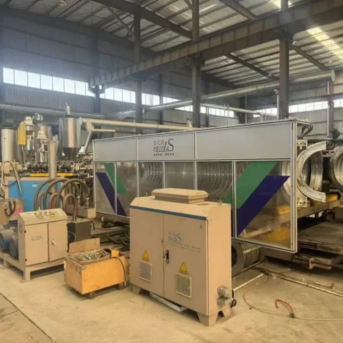Two‑Set 2023 Suzhiyuan SZYHBW‑600 Four‑Layer Co‑extrusion Double‑Wall Corrugated‑Pipe Lines For Whole‑Package Sale