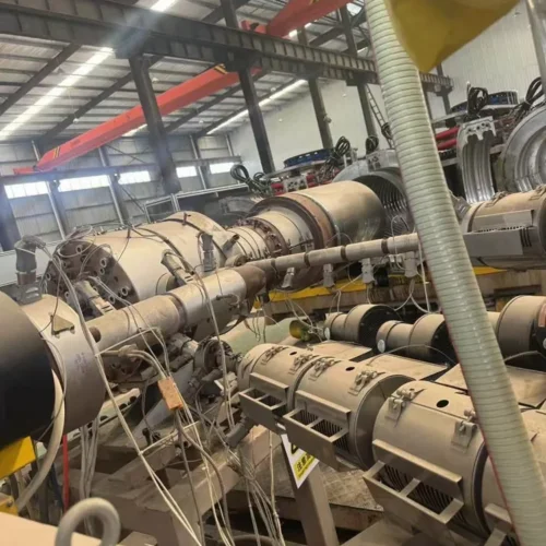 Two‑Set 2023 Suzhiyuan SZYHBW‑600 Four‑Layer Co‑extrusion Double‑Wall Corrugated‑Pipe Lines For Whole‑Package Sale