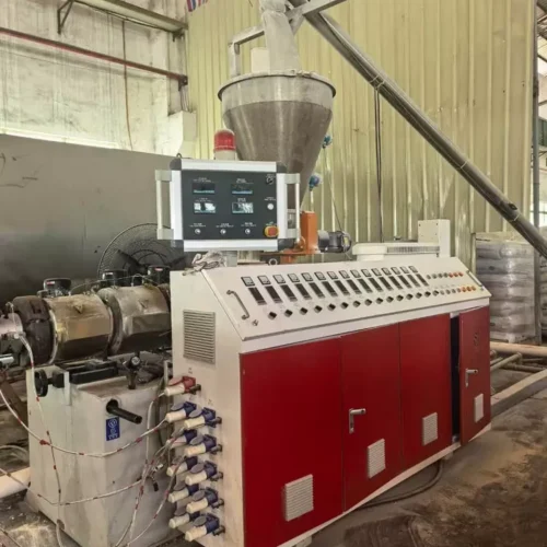 Shuangjun1 2025 Nearly New Shuangjun SJSZ65/132-YF240 PVC Rigid Profile Extrusion Line For Sale
