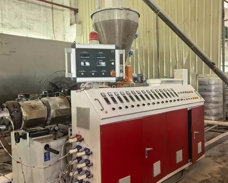 Shuangjun1 2025 Nearly New Shuangjun SJSZ65/132-YF240 PVC Rigid Profile Extrusion Line For Sale