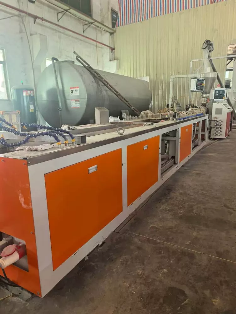 Shuangjun7 2025 Nearly New Shuangjun SJSZ65/132-YF240 PVC Rigid Profile Extrusion Line For Sale